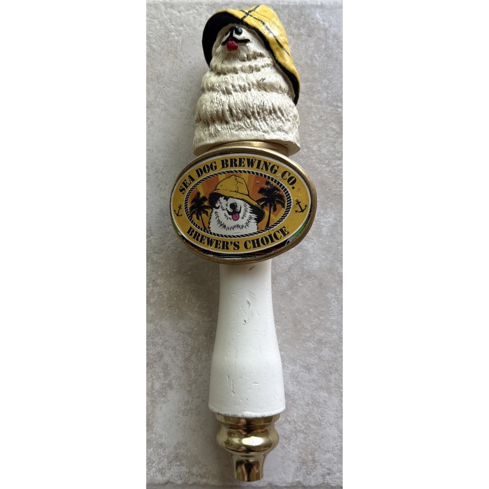 Sea‎ Dog Brewing Beer Tap Handle Knob Bar Top Draft Kegerator Brewer's Choice